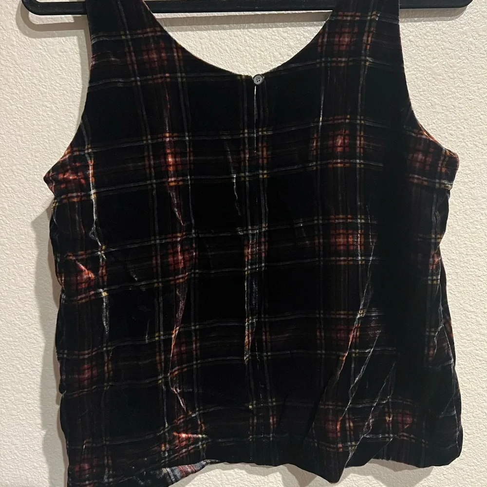 J.Crew‎ velvet sleeveless top